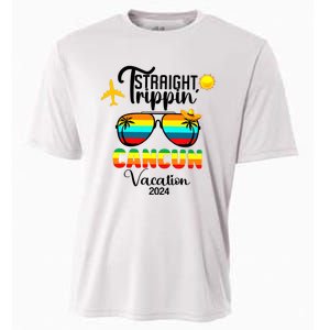 Straight Trippin Cancun Vacation 2024 Cooling Performance Crew T-Shirt