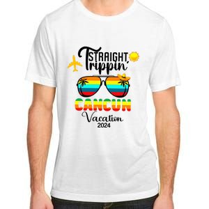 Straight Trippin Cancun Vacation 2024 Adult ChromaSoft Performance T-Shirt