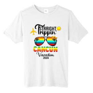 Straight Trippin Cancun Vacation 2024 Tall Fusion ChromaSoft Performance T-Shirt