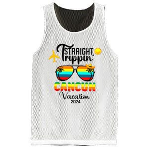 Straight Trippin Cancun Vacation 2024 Mesh Reversible Basketball Jersey Tank