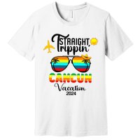 Straight Trippin Cancun Vacation 2024 Premium T-Shirt