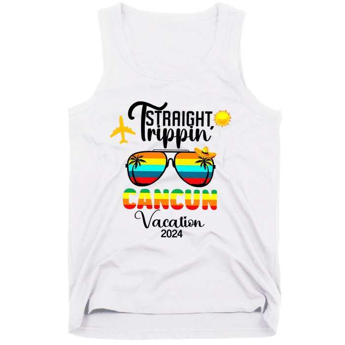 Straight Trippin Cancun Vacation 2024 Tank Top