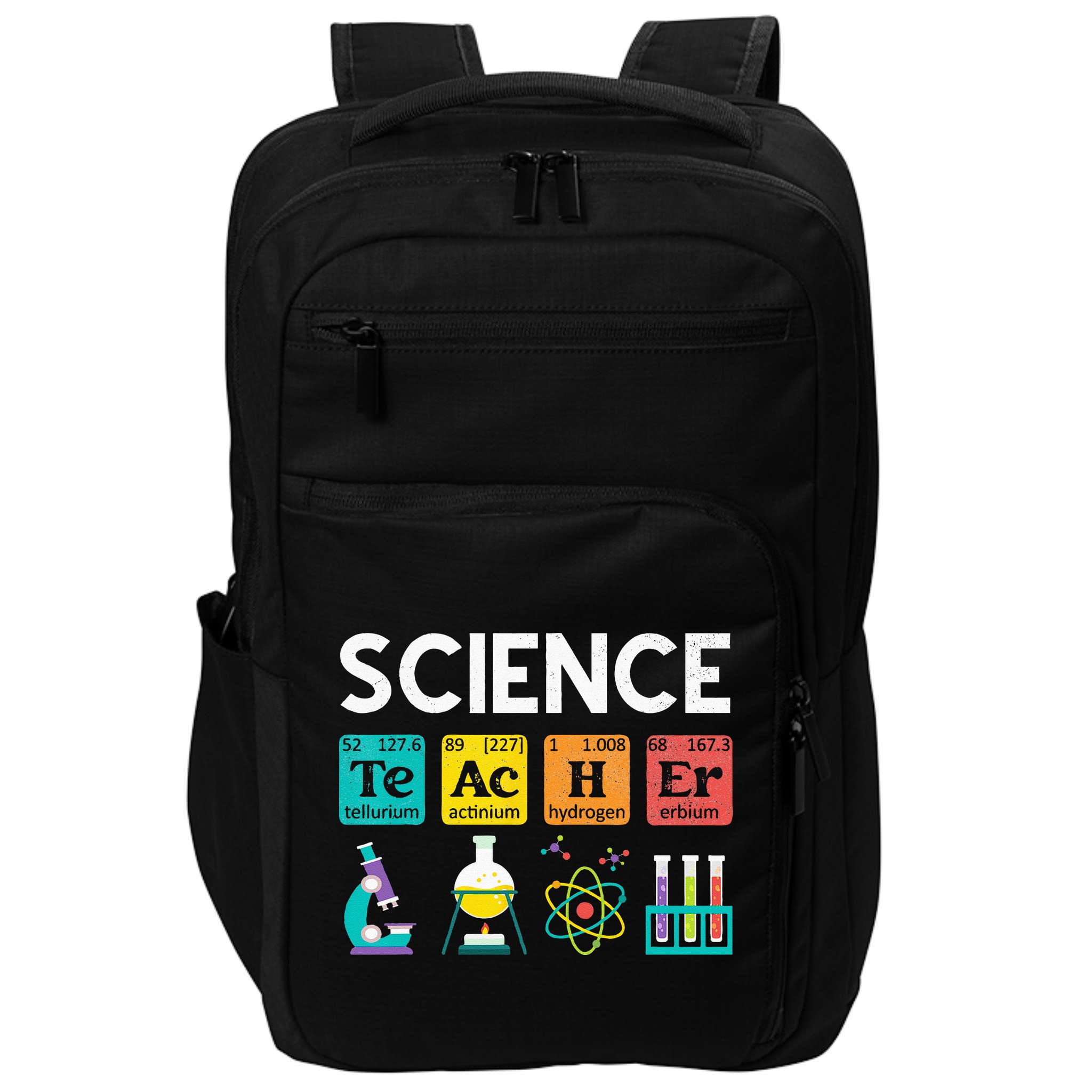 Science Teacher Chemistry Biology Physics Teacher Student Impact Tech Backpack