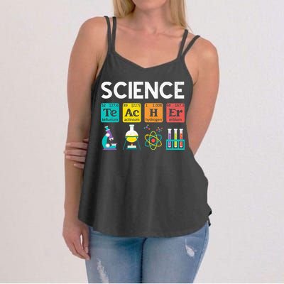 Science Teacher Chemistry Biology Physics Teacher Student Women's Strappy Tank