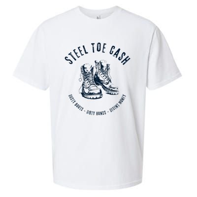 Steel Toe Cash Blue Collar American Workers Sueded Cloud Jersey T-Shirt