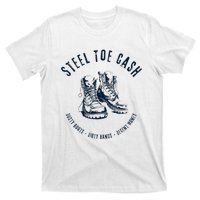 Steel Toe Cash Blue Collar American Workers T-Shirt