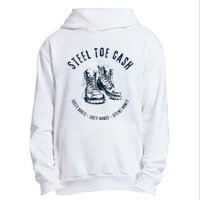 Steel Toe Cash Blue Collar American Workers Urban Pullover Hoodie