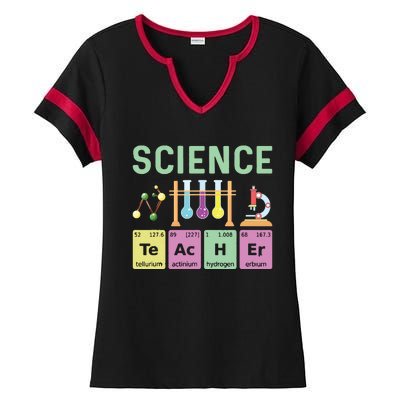 Science Teacher Chemist Physicist Vintage Ladies Halftime Notch Neck Tee