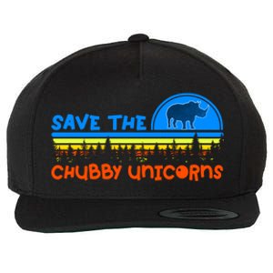 Save The Chubby Unicorns Great Gift Wool Snapback Cap