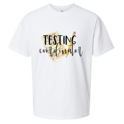 School Testing Coordinator Teacher Tee Sueded Cloud Jersey T-Shirt