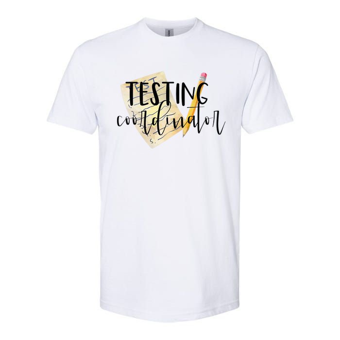 School Testing Coordinator Teacher Tee Softstyle CVC T-Shirt