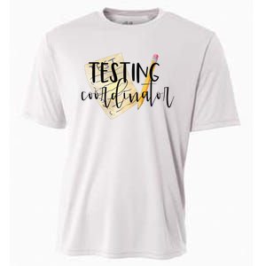 School Testing Coordinator Teacher Tee Cooling Performance Crew T-Shirt