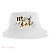 School Testing Coordinator Teacher Tee Sustainable Bucket Hat