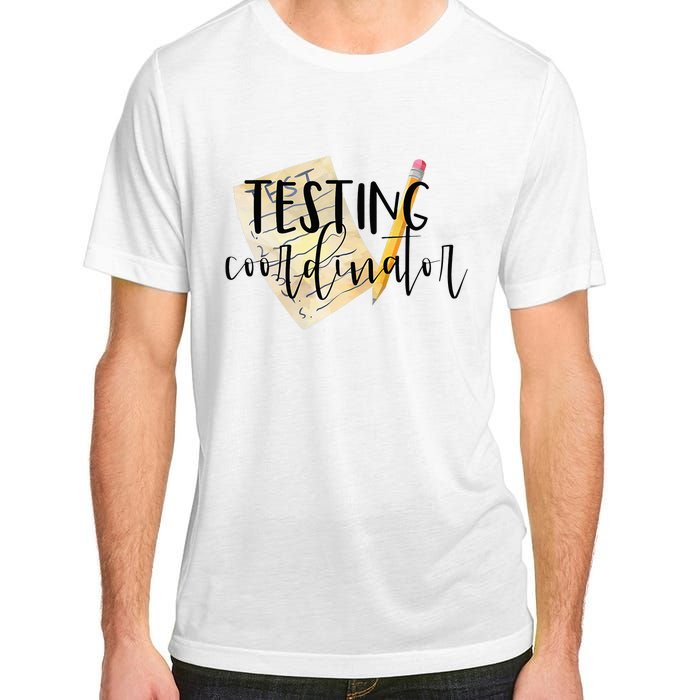 School Testing Coordinator Teacher Tee Adult ChromaSoft Performance T-Shirt