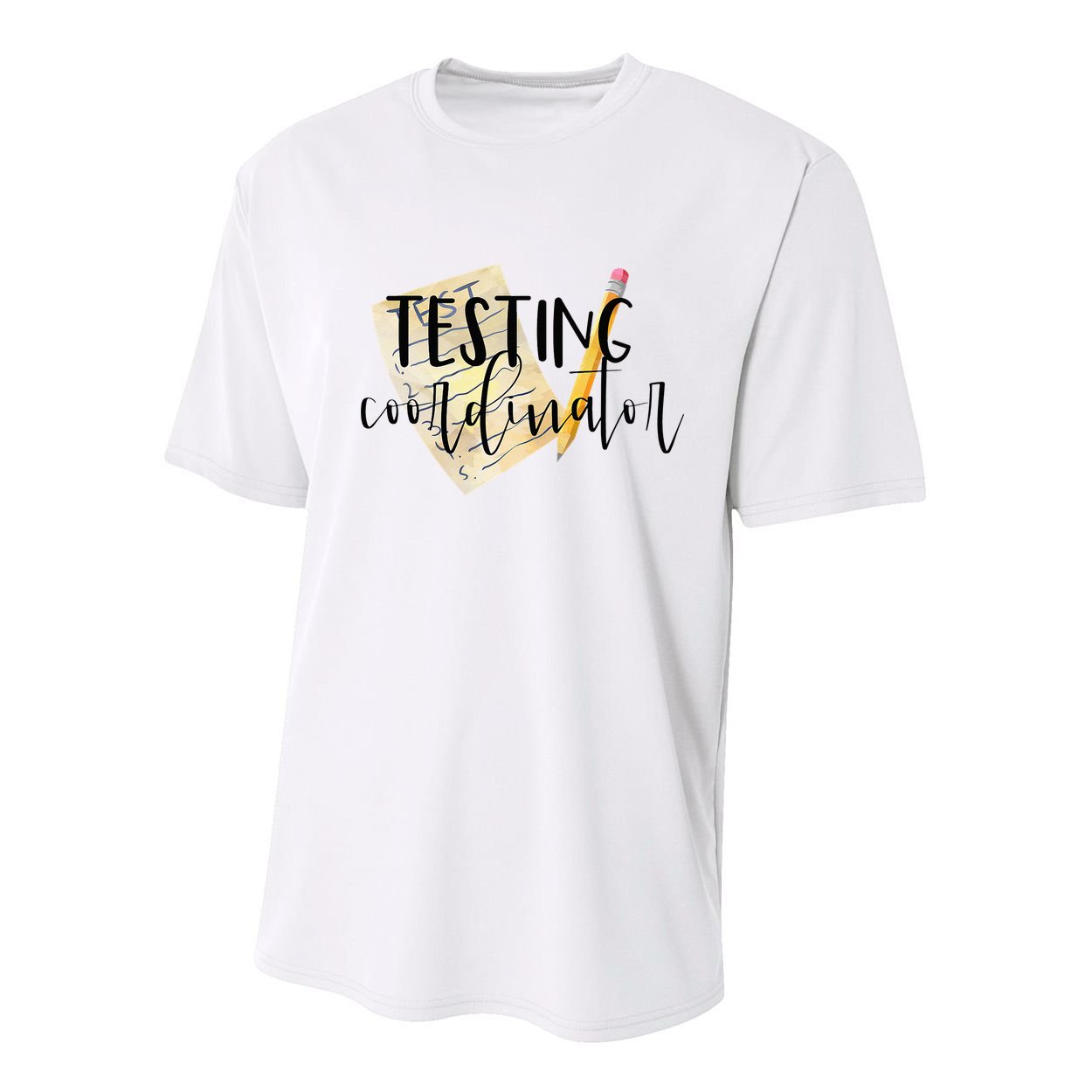 School Testing Coordinator Teacher Tee Youth Performance Sprint T-Shirt