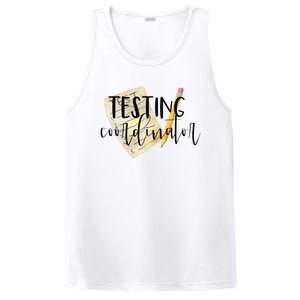 School Testing Coordinator Teacher Tee PosiCharge Competitor Tank