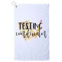 School Testing Coordinator Teacher Tee Golf Towel