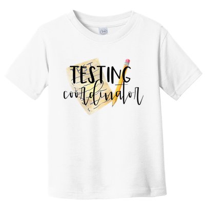 School Testing Coordinator Teacher Tee Toddler T-Shirt