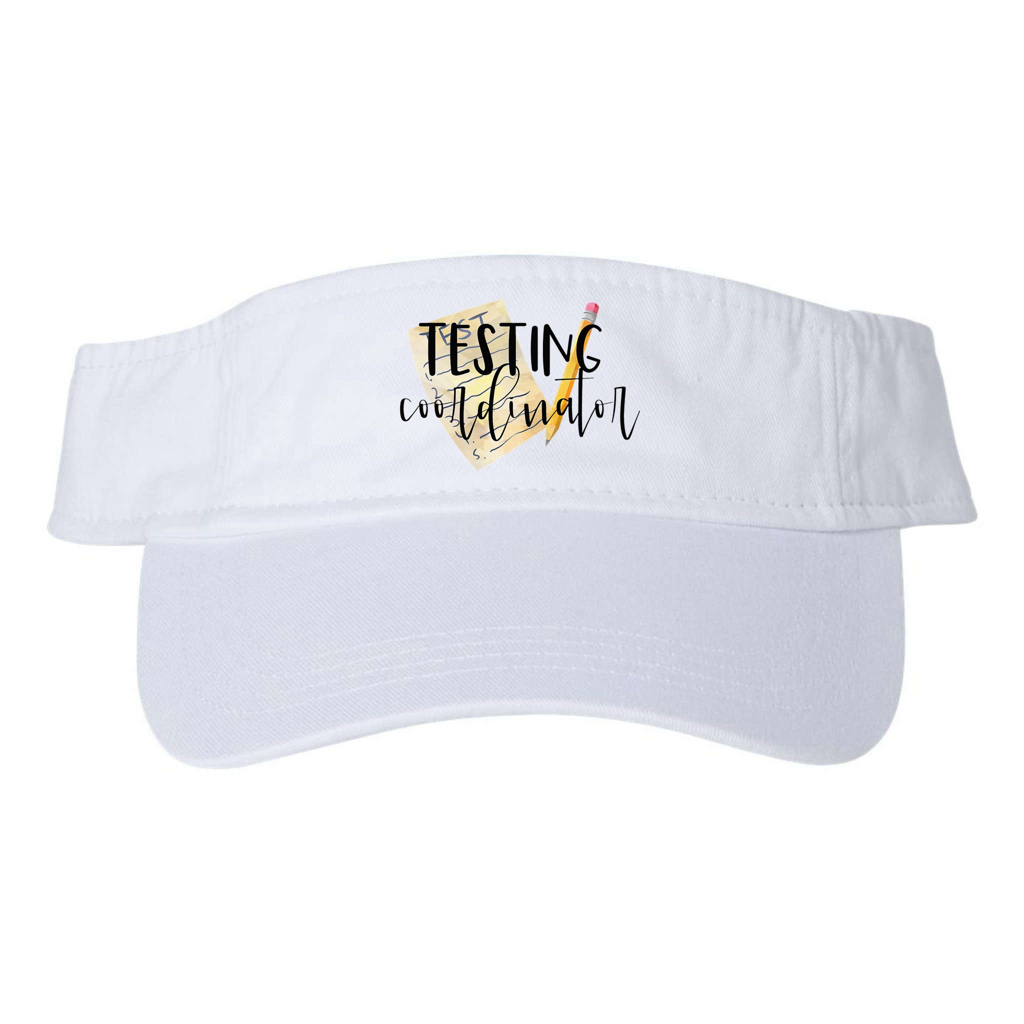 School Testing Coordinator Teacher Tee Visor