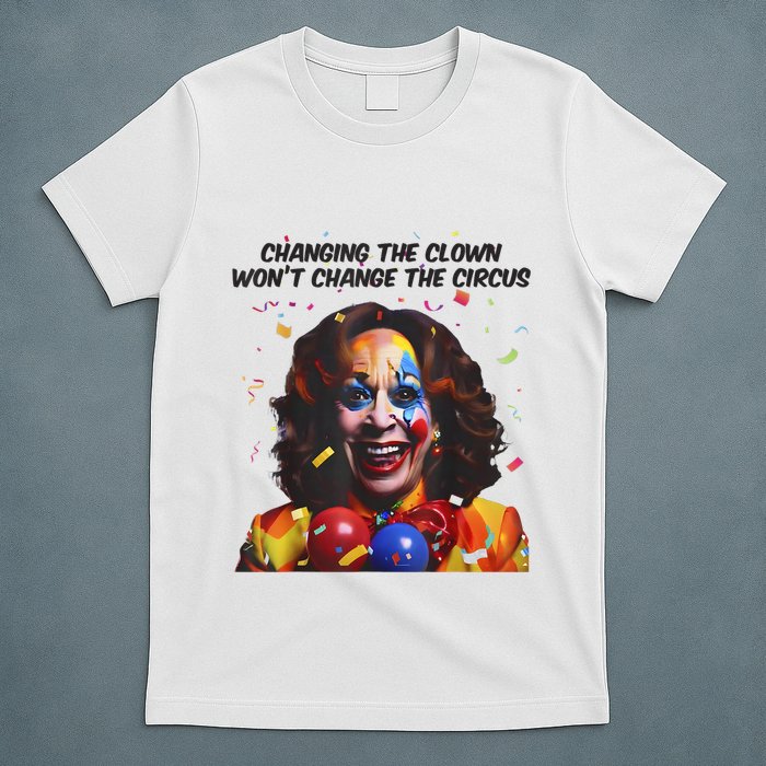 Support Trump Changing The Clown Won’T Change The Circus Kamala Harris T-Shirt