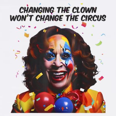 Support Trump Changing The Clown Won’T Change The Circus Kamala Harris T-Shirt