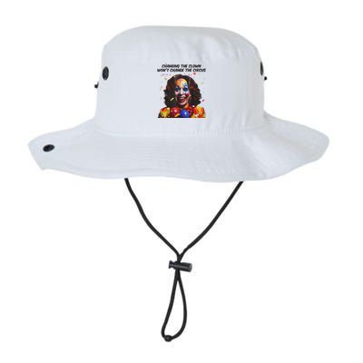 Support Trump Changing The Clown Won’T Change The Circus Kamala Harris Bucket Hat