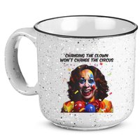 Support Trump Changing The Clown Won’T Change The Circus Kamala Harris 15oz Campfire Ceramic Mug