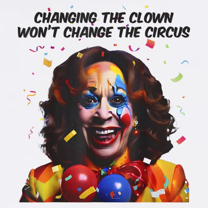 Support Trump Changing The Clown Won’T Change The Circus Kamala Harris 15oz Campfire Ceramic Mug