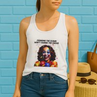 Support Trump Changing The Clown Won’T Change The Circus Kamala Harris Womens Tank Top