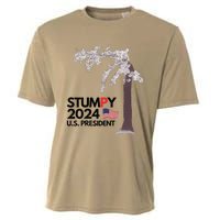 Stumpy The Cherry Tree Cooling Performance Crew T-Shirt