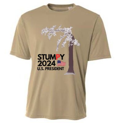 Stumpy The Cherry Tree Cooling Performance Crew T-Shirt