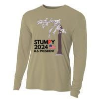 Stumpy The Cherry Tree Cooling Performance Long Sleeve Crew