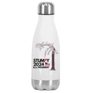 Stumpy The Cherry Tree Stainless Steel Insulated Water Bottle