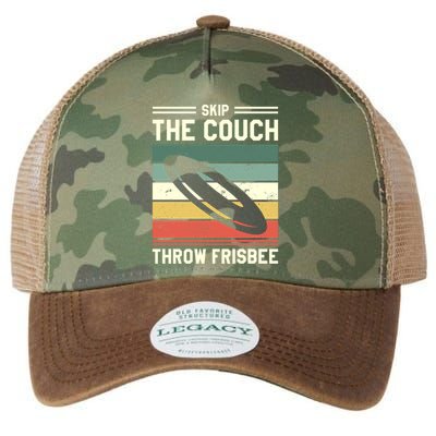 Skip The Couch Throw Frisbee Gift Legacy Tie Dye Trucker Hat