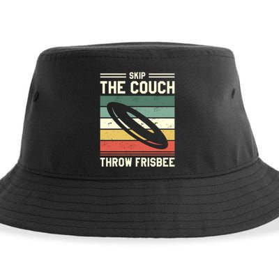 Skip The Couch Throw Frisbee Gift Sustainable Bucket Hat
