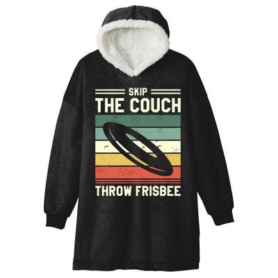 Skip The Couch Throw Frisbee Gift Hooded Wearable Blanket