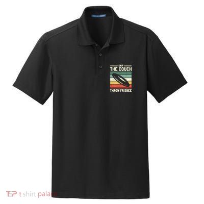 Skip The Couch Throw Frisbee Gift Dry Zone Grid Polo