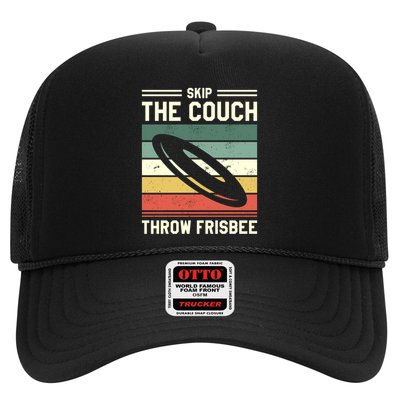 Skip The Couch Throw Frisbee Gift Trucker Hat