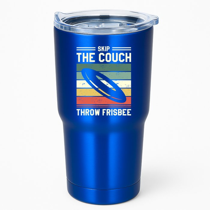 Skip The Couch Throw Frisbee Gift Tumbler