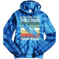 Skip The Couch Throw Frisbee Gift Tie Dye Hoodie