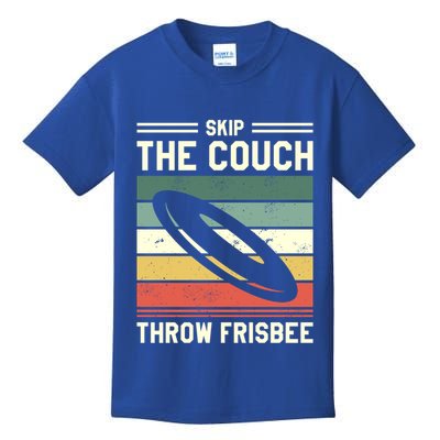 Skip The Couch Throw Frisbee Gift Kids T-Shirt