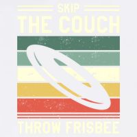 Skip The Couch Throw Frisbee Gift Garment-Dyed Sweatshirt