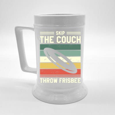 Skip The Couch Throw Frisbee Gift Beer Stein