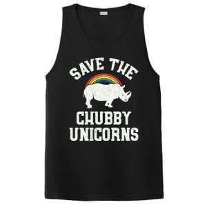 Save The Chubby Unicorns Gift Rhino Endangered Animal PosiCharge Competitor Tank