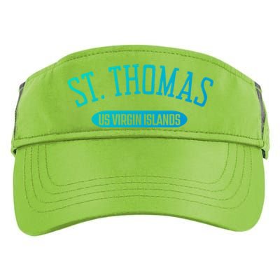 St Thomas Cool Gift Classic Style St Thomas Us Virgin Islands Gift Adult Drive Performance Visor