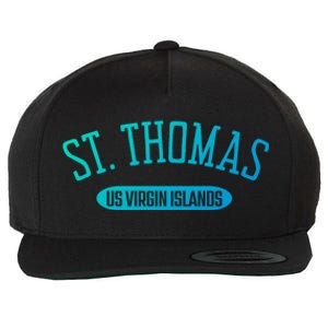 St Thomas Cool Gift Classic Style St Thomas Us Virgin Islands Gift Wool Snapback Cap