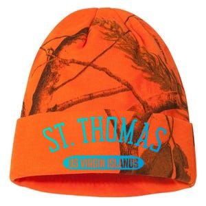 St Thomas Cool Gift Classic Style St Thomas Us Virgin Islands Gift Kati Licensed 12" Camo Beanie