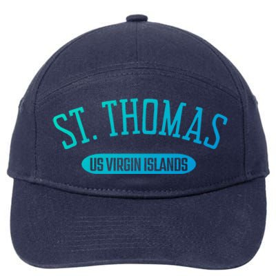 St Thomas Cool Gift Classic Style St Thomas Us Virgin Islands Gift 7-Panel Snapback Hat