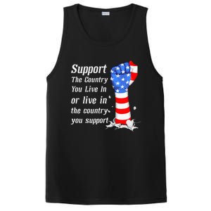 Support The Country You Live In The Country You Support PosiCharge Competitor Tank