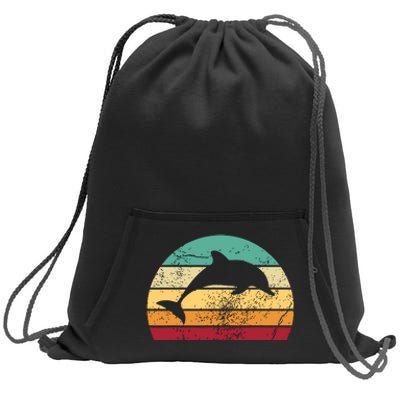 Save The Dolphin Endangered Species Gift Sweatshirt Cinch Pack Bag